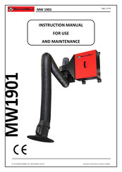 Masterweld MW1901 230 V-2 Instruction Manual For Use And Maintenance