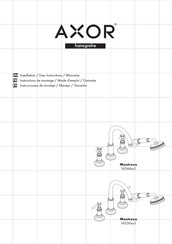 Hans Grohe AXOR Montreux 165441 Series Installation/User Instructions/Warranty