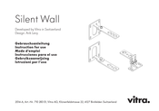 VITRA Silent Wall Instructions For Use Manual