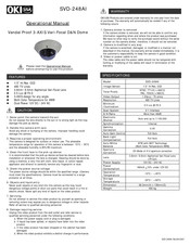 Okina Usa SVD-248AI Operational Manual