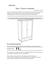 John Lewis 80312610 Manual