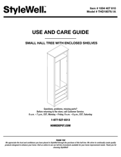 StyleWell 1004 407 610 Use And Care Manual