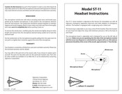 Sigtronics ST-11 Instructions
