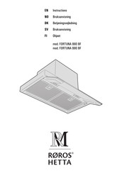 ROROS HETTA FORTUNA B60 BF Instructions Manual