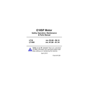 Wood-mizer E10SP Safety, Operation, Maintenance & Parts Manual