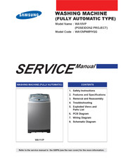 Samsung WA13VPWIP/YGG Service Manual