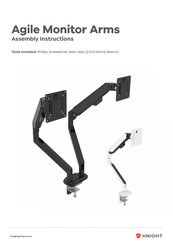 Knight Agile Monitor Arms Assembly Instructions Manual