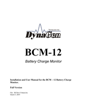DynaGen BCM-12 Installation And User Manual