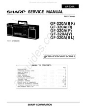 Sharp GF-320A BL Service Manual