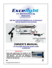 Waterite Excelight EL08NSFAK Owner's Manual