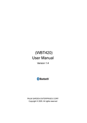 Palm Garden WBT420 User Manual