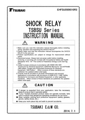 Tsubaki TSBSU Series Instruction Manual