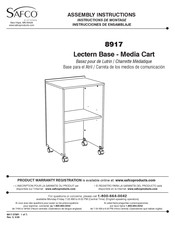 Safco 8917 Assembly Instructions Manual