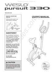 ICON Health & Fitness WLEX91108.0 User Manual