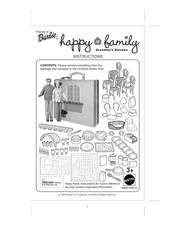 Mattel Barbie Happy Family Grandma's Kitchen Instructions Manual