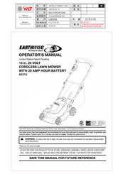 ALM EARTHWISE 60318 Operator's Manual