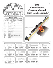Woodhaven 204 Owner's Manual