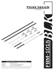 Safe Fleet PRIME DESIGN FBM-1015-BLK Assembly Instructions Manual