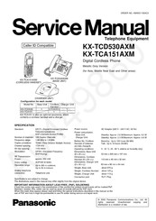 Panasonic KX-TCA151AXM Service Manual