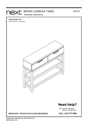 Next 987810 Assembly Instructions Manual