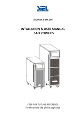 Siel SAFEPOWER S Intallation & User Manual