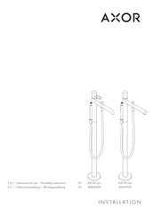 Hans Grohe Axor Uno 38440009 Instructions For Use/Assembly Instructions