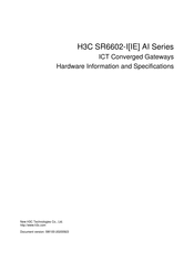 H3C SR6602-IE AI Series Hardware Information