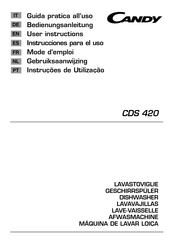 Candy CDS 420 N-S User Instructions