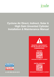 joule Cyclone Installation & Maintenance Manual