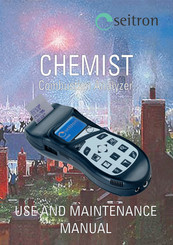 Seitron CHEMIST 200 Use And Maintenance Manual