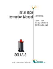 ITL SOLARIS ILS-S810-0IR Installation Instructions Manual