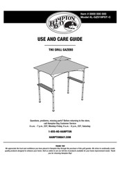 HAMPTON BAY L-GZ019PST-C Use And Care Manual