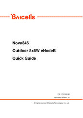 Baicells Nova846 Quick Manual