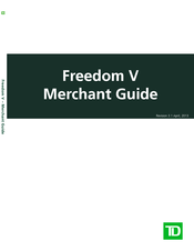 TD Freedom V Merchant Manual