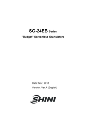 Shini SG-2436EB Manual
