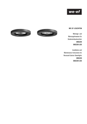 WE-EF DOC220 LED Installation And Maintenance Instructions Manual