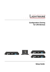 Lightware LW3 Setup Manual