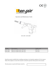 Teryair ENS100V Operation And Maintenance Manual