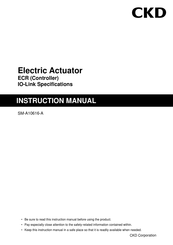 CKD SM-A10616-A Instruction Manual