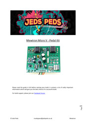 Jeds Peds Mewtron Micro V Manual