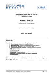 digitalview IE-1000 Manual