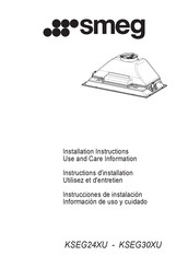 Smeg KSEG30XU Installation Instructions Manual