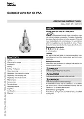 Krom Schroder DG 40VC Operating Instructions Manual