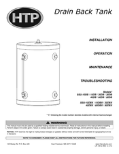 HTP SSU-30DB 40DB Installation, Operation, Maintenance, & Troubleshooting