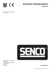 Senco ISANTA SIDAF80 Operating Instructions Manual