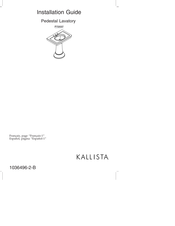 Kallista Tuxedo P72037 Installation Manual