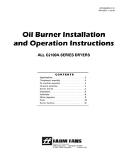 Farm Fans C2100A Series Installation And Operation Instructions Manual
