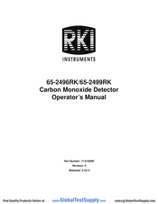 RKI Instruments 65-2499RK Operator's Manual