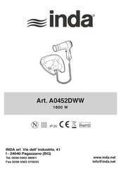 INDA A0452DWW Manual