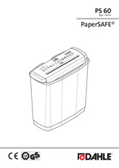 Dahle PaperSAFE PS 60 Manual